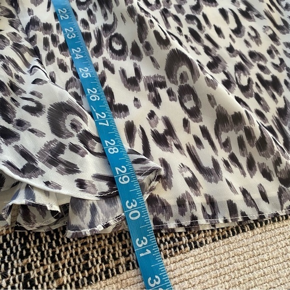 Revolve Superdown White Black Leopard Print Kina Mini Dress S - Picture 14 of 16